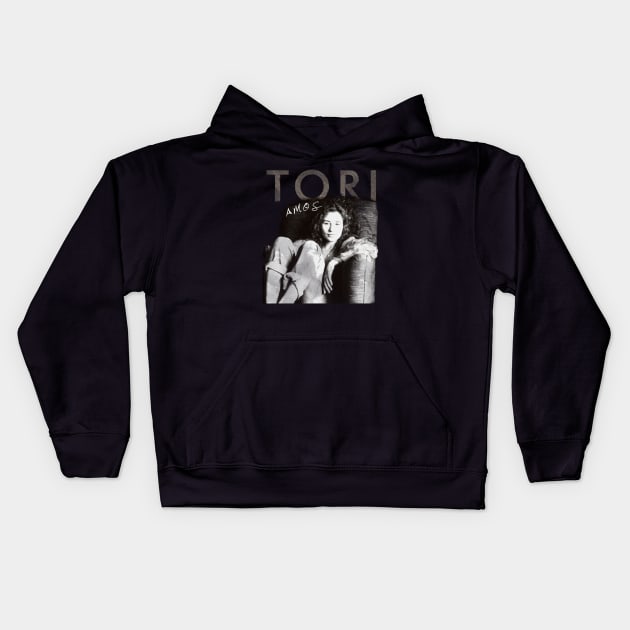 Tori Amos Vintage Tees Kids Hoodie by sanantaretro